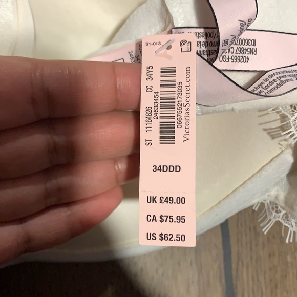 Victoria’s Secret PushUp Bra 34DDD - Dream angels - Picture 3 of 3